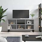 vidaXL TV Stand grå sonoma 103.5x30x50 cm konstruerat trä 827002