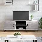 vidaXL TV-benk grå sonoma 150x30x50 cm konstruerat trä 829106