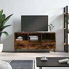 vidaXL TV Stand rökfärgad ek 102x36x50 cm konstruerat trä 829057