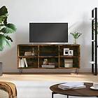 vidaXL TV Stand rökfärgad ek 103.5x30x50 cm konstruerat trä 826993
