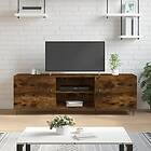 vidaXL TV Stand rökfärgad ek 150x30x50 cm konstruerat trä 829097