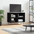 vidaXL TV-benk svart 69,5x30x50 cm konstruerat trä 826965
