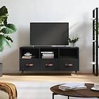 vidaXL TV Stand svart 102x36x50 cm konstruerat trä 829005