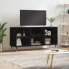 vidaXL TV-benk svart 103,5x30x50 cm konstruerat trä 826981