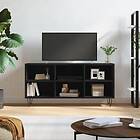 vidaXL Tv-bänk svart 103,5x30x50 cm konstruerat trä 826989