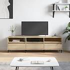 vidaXL TV Stand sonoma-ek 150x30x44.5 cm konstruerat trä 831295