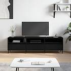 vidaXL Tv-bänk svart 150x30x44,5 cm konstruerat trä 831293