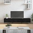 vidaXL TV Stand svart 150x36x30 cm konstruerat trä 829157