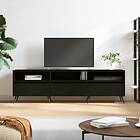vidaXL TV-benk svart 150x30x44,5 cm konstruerat trä 831253