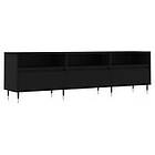 vidaXL TV-benk svart 150x30x44,5 cm konstruerat trä 831261