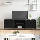 vidaXL TV Stand svart 150x30x50 cm konstruerat trä 829101