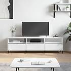 vidaXL TV Stand vit högglans 150x30x44.5 cm konstruerat trä 831294