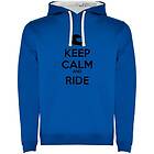 Kruskis Keep Calm And Ride Two-colour Hoodie (Herr)