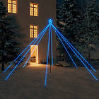 vidaXL Julgransbelysning inomhus/utomhus 800 LEDs sininen 5 m 328753