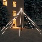 vidaXL Julgransbelysning inomhus/utomhus 800 LEDs kallvit 5 m 328750