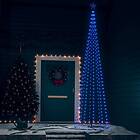 vidaXL Julgranskon 400 sininen LEDs 100x360 cm 328721