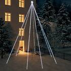 vidaXL Julgransbelysning inomhus/utomhus 1300 LEDs kallvit 8 m 328761