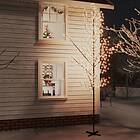 vidaXL Körsbärsträd med LED varmvit 672 lysdioder 400 cm 345135
