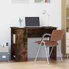 vidaXL Desk rökfärgad ek 100x55x75 cm konstruerat trä 823029