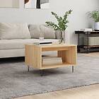 vidaXL Soffbord sonoma-ek 60x50x40 cm konstruerat trä 829255
