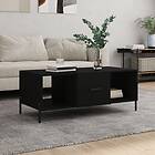 vidaXL Sofabord svart 102x50x40 cm konstruerat trä 829309