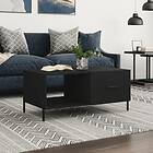 vidaXL Sofabord svart 90x50x40 cm konstruerat trä 829221