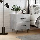 vidaXL Nattbord betonggrå 40x35x47,5 cm konstruerat trä 827300