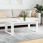 vidaXL Tables Basses vit högglans 102x50x35 cm konstruerat trä 823360
