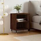 vidaXL Sängbord brun ek 40x30x50 cm konstruerat trä 826778