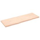 vidaXL Hyllplan 180x60x6 cm obehandlad massiv ek 363603