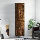 vidaXL Högskåp rökfärgad ek 34.5x34x180 cm konstruerat trä 3200110