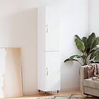 vidaXL Högskåp vit 34.5x34x180 cm konstruerat trä 3198769