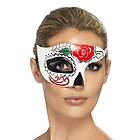 Smiffys Day of the Dead Halv Ögonmask One size