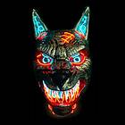 Wolf El Wire LED Mask One size