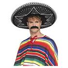 Smiffys Sombrero Svart Deluxe One size