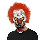 Smiffys Elak Clown med Hår Mask One size