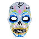 Henbrandt Day of the Dead Mask i Plast One size