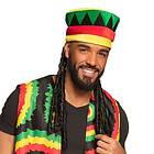 One Hatt Rasta med Dreadlocks size