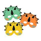 Dino Pappmasker Roar 6-pack