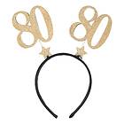 Santex Diadem med Siffra Guld Siffra 80