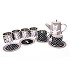 Pellianni Tin Tea Set Grey