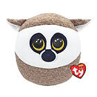 TY Gosedjur Squishy Linus Lemur, 25 cm