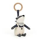 Jellycat Skallra Little Rambler Badger Rattle -