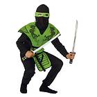 Ninja Utklädning Grön Storlek 140