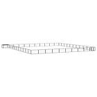 vidaXL Hundbur 44 paneler svart 100x50 cm pulverlackerat stål 3115985