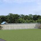 vidaXL Hundgård med tak silver 14x2x2,5 m galvaniserat stål 3190469