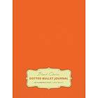 Blank Classic: Large 8,5 x 11 Dotted Bullet Journal (Orange #19) Hardcover 245 Numbered Pages