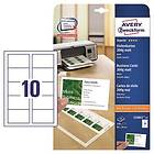 Avery Visitkort Quick & Clean inkjet/laser 200g 85x54mm