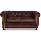 Skånska Möbelhuset Chesterfield Old England 2-sits soffa