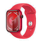 Apple Watch Series 9 4G 45mm (PRODUCT)RED Aluminium with Sport Band